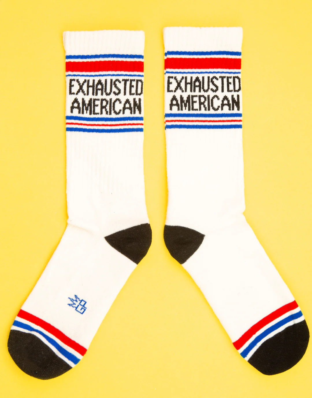 Exhausted American Gym Socks - Image 3