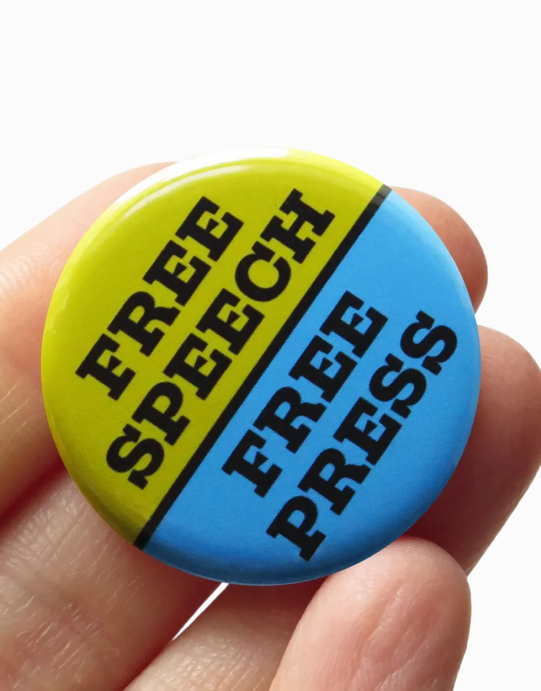 Free Speech / Free Press Button - Image 2