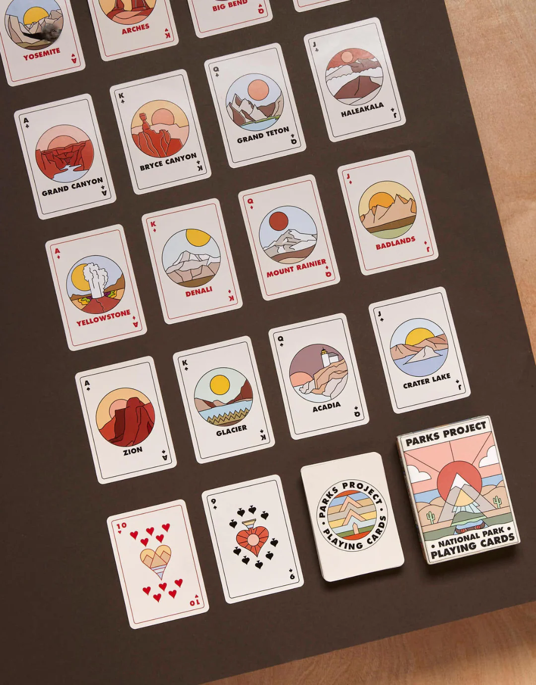 Minimalist National Park Playing Cards - Image 3