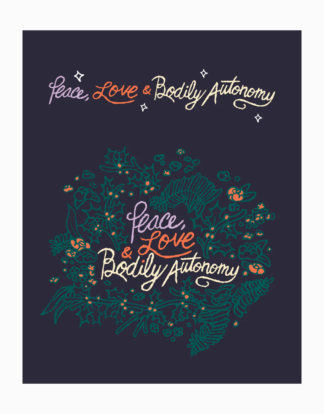 Peace, Love & Bodily Autonomy Sweatshirt - Image 3